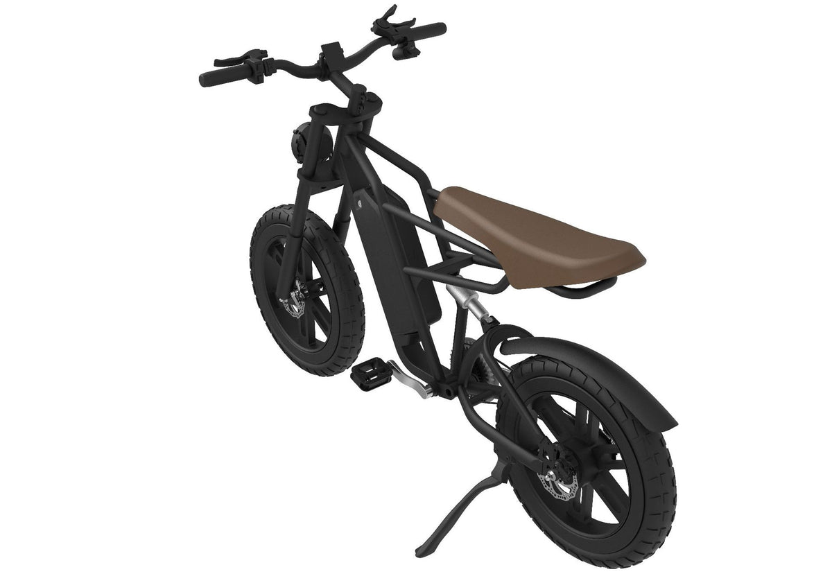 20-Inch Multi-Color Fat-Tire Electric Mountain Bike