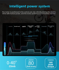Kit de motor de tracción central BAFANG BBSHD 250W-1000W para conversión de bicicleta eléctrica