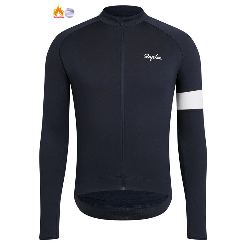 Maillot de ciclismo polar térmico de invierno de manga larga, camiseta unisex de ciclismo de carretera y MTB 