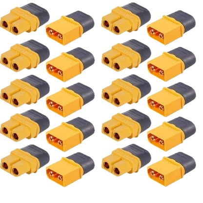 Conector de batería anticortocircuito chapado en oro XT60H 