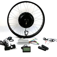 Kit de conversión de eBike para nieve de 48 V 1500 W - Kit de motor de buje trasero de neumático ancho para arena y nieve