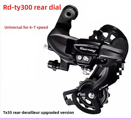 Cambio trasero universal TY300 de 6/7/8 velocidades, cambio trasero SHIMANO TY300 MTB, repuesto para bicicleta de 21/24 velocidades.