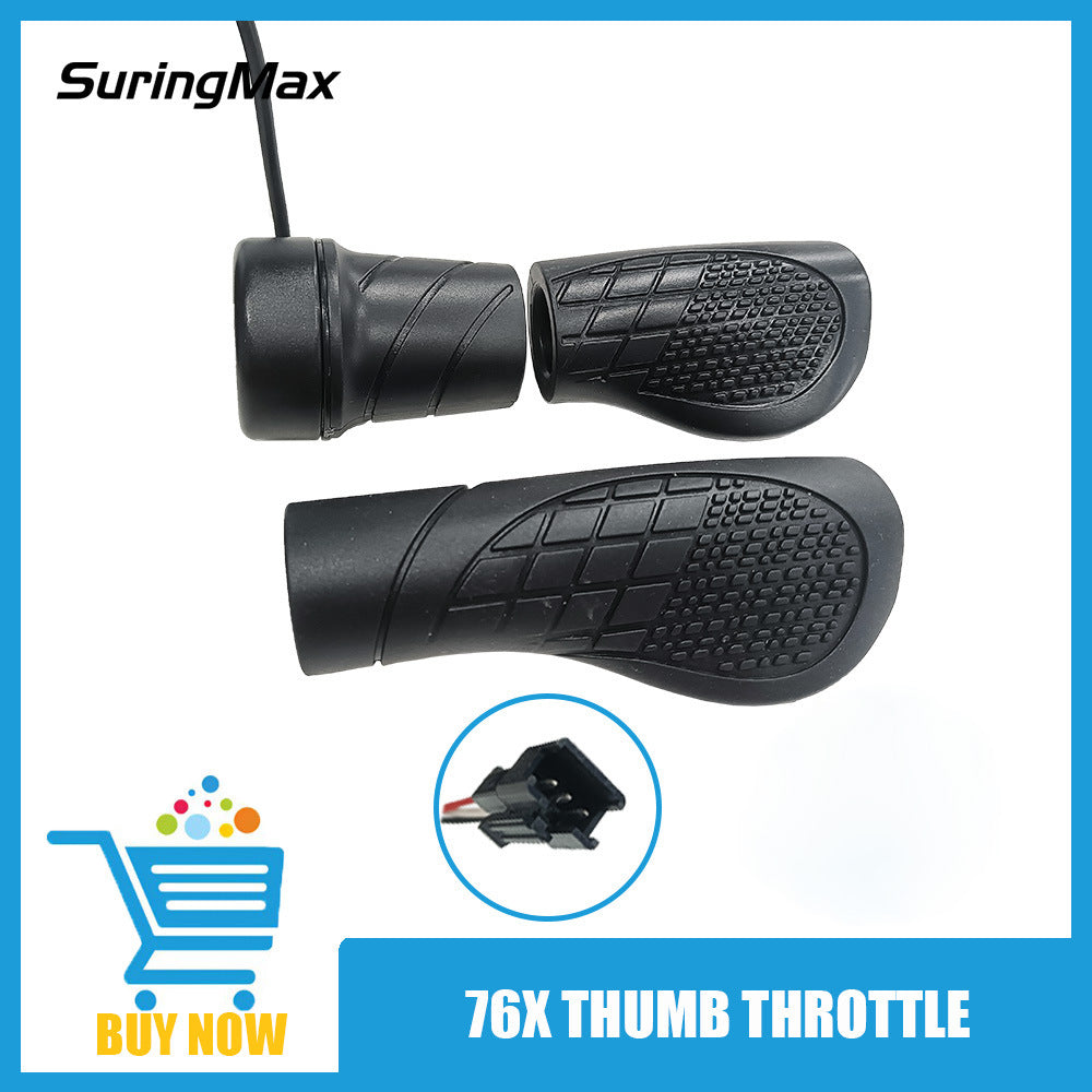 Ebike Throttle Half Grip 76X, Five Star 20X Full Grip Regulator, Lipo Conversion Universal Throttle