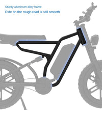 20-Inch Multi-Color Fat-Tire Electric Mountain Bike
