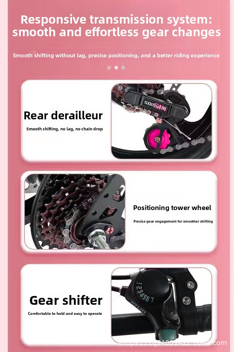 12-16" Portable Folding Bike: Lightweight Mini Bicycle for All Ages