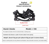 Pinza de freno de disco MTB Line Pull, repuesto delantero y trasero, freno de disco mecánico universal para bicicleta 