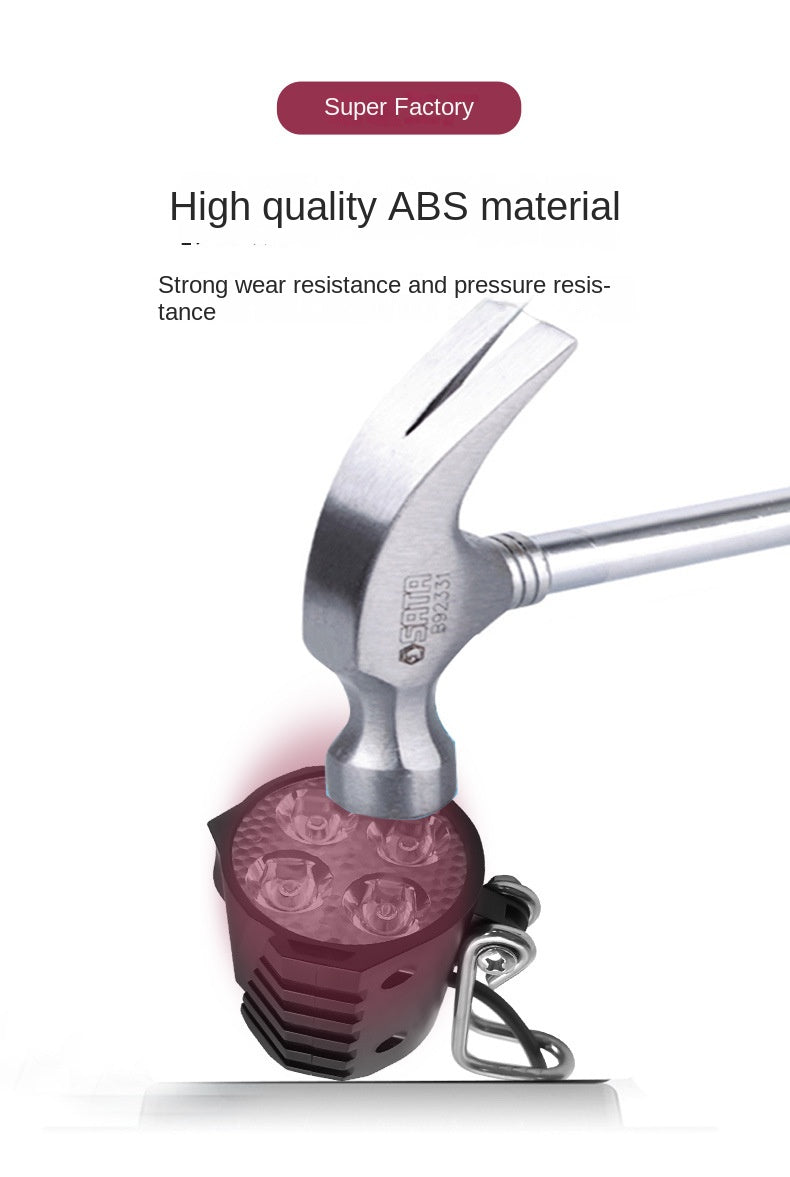 12W Foldable LED Super Bright Spotlight, Waterproof Driving Front Light Outdoor