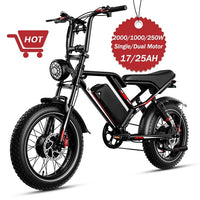 S8 Dual-Hub-Motor Electric Bike – Long-Range 20-Inch E-Bike