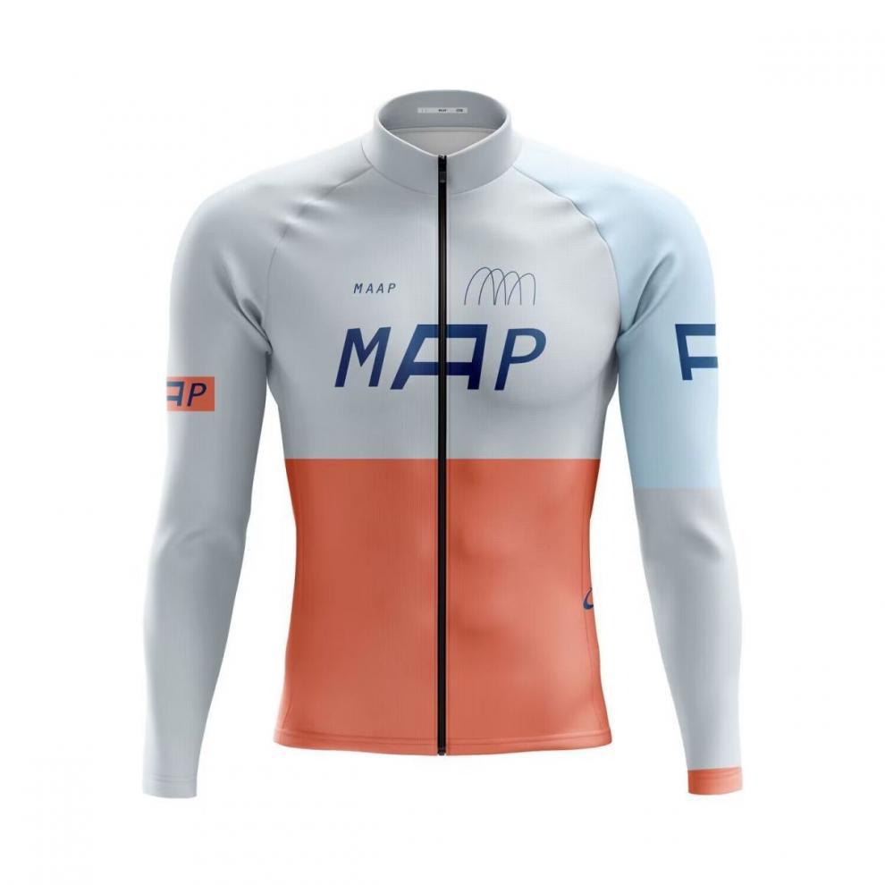 Maillot MTB de manga larga de otoño para hombre, transpirable, para ciclismo de carretera, deportes al aire libre, camiseta de manga larga 