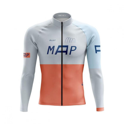 Maillot MTB de manga larga de otoño para hombre, transpirable, para ciclismo de carretera, deportes al aire libre, camiseta de manga larga 