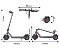 D8 Pro Foldable Electric Scooter 36V 10.5Ah