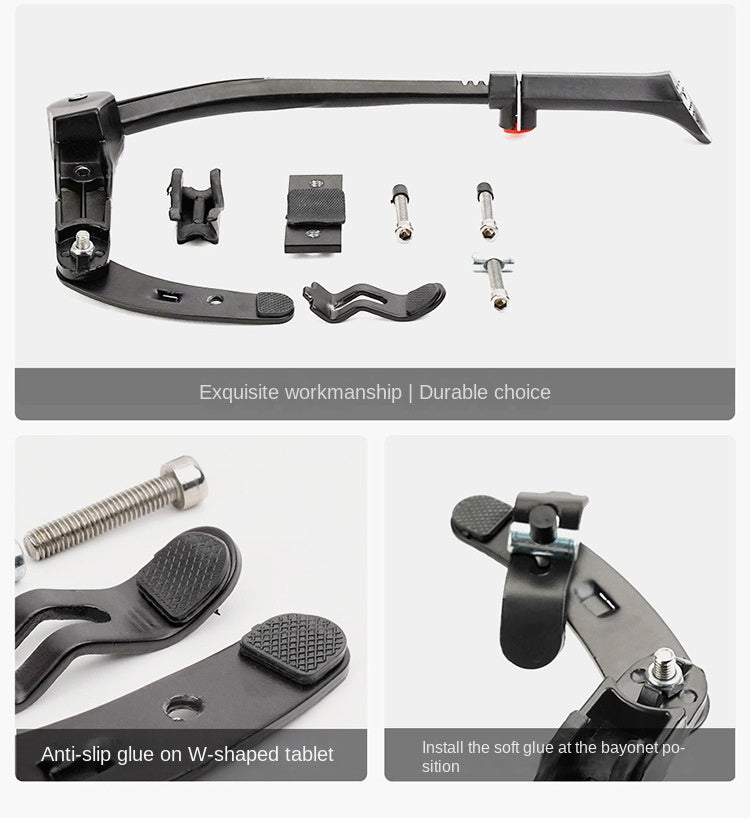 Bicycle Kickstand Center Mount Bike Stand Universal Mountain Bike Road Bike Foot Support Outdoor Cycling Gear Parking Bracket