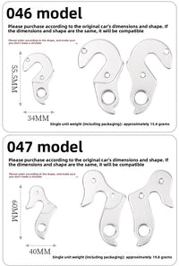 Bicycle Rear Derailleur Hanger Replacement for MTB, Road & Folding Bikes