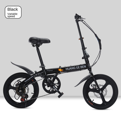 16" & 20" Portable Folding Bike: Lightweight City Bicycle for All