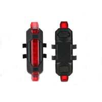 USB Rechargeable Front & Rear Bike Light Set for MTB & Road Bikes