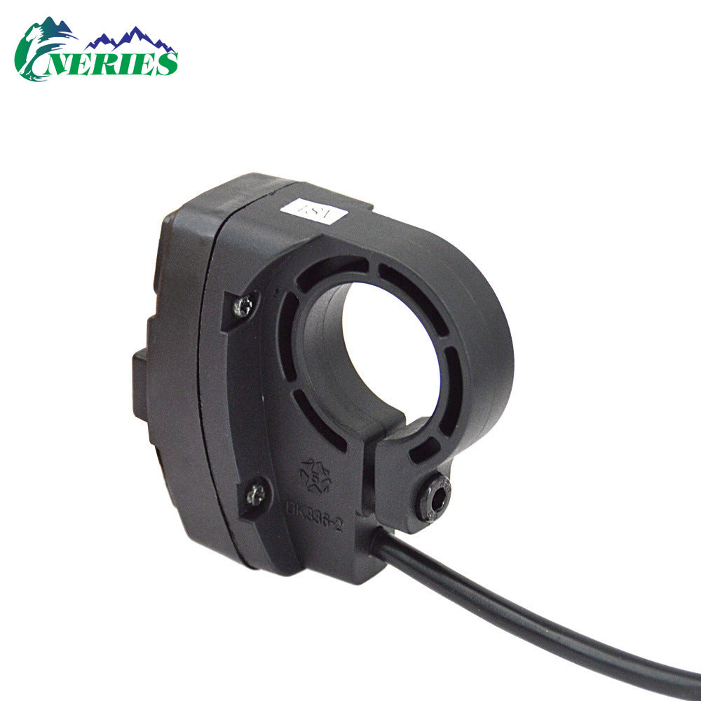 Electric Bicycle High Brightness Front Light Tail Light Brake Turn Signal Combination Five-Star Switch Button Scooter Modification Parts