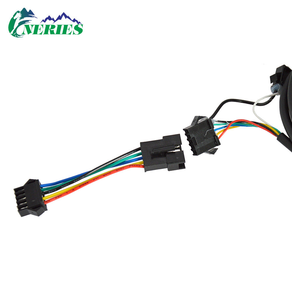 Cable adaptador de pantalla de bicicleta eléctrica de 6 a 5 núcleos, adaptador de pantalla de controlador, cable de datos universal de 6 pines y 5 pines.