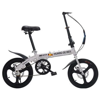 16" & 20" Portable Folding Bike: Lightweight City Bicycle for All