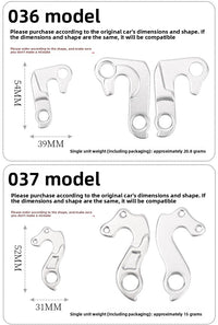 Bicycle Rear Derailleur Hanger Replacement for MTB, Road & Folding Bikes