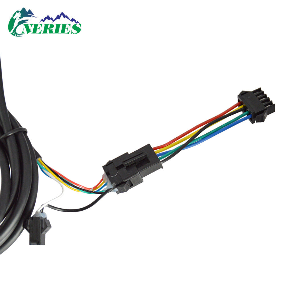 Cable adaptador de pantalla de bicicleta eléctrica de 6 a 5 núcleos, adaptador de pantalla de controlador, cable de datos universal de 6 pines y 5 pines.