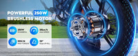 E20 Folding Electric Bike – 250W, 48V 15Ah, 20-Inch Fat Tires