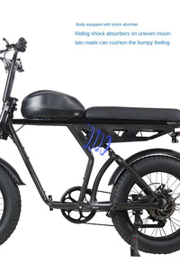 دراجة جبلية كهربائية من الألومنيوم مقاس 20 بوصة بقوة 750 واط
