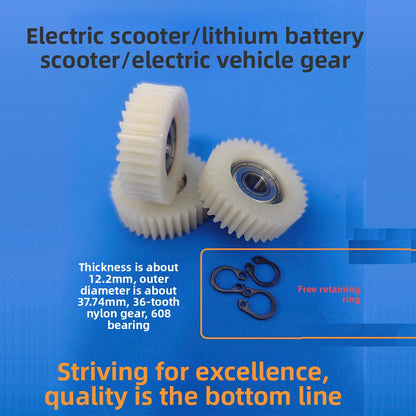 36 teeth 608 bearing nylon gear