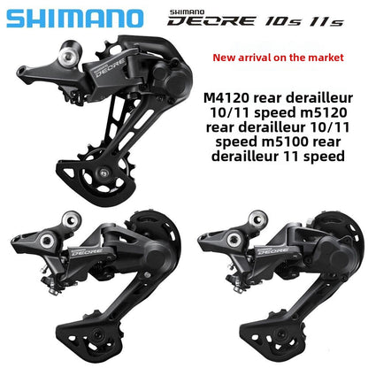 Transmisión SHIMANO Deore de 10 velocidades, cambio trasero MTB de 12 velocidades, cambio mejorado M5100, desviador SHIMANO M7100 