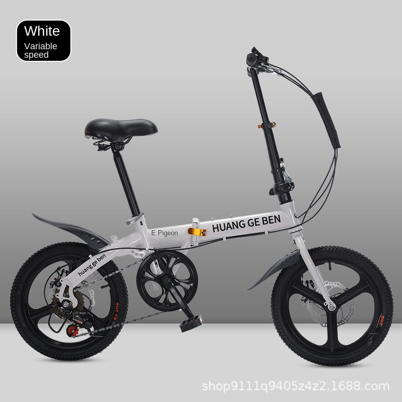 16" & 20" Portable Folding Bike: Lightweight City Bicycle for All