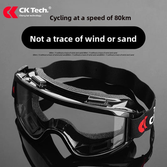 Outdoor Cycling Sealed Goggles Anti-Impact, Head-Worn Anti-Splash Safety Eyewear
