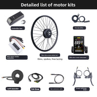 Kit de conversión Bafang 48V 500W para buje de casete trasero