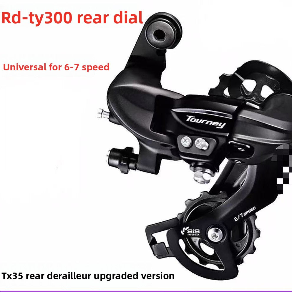 Cambio trasero universal TY300 de 6/7/8 velocidades, cambio trasero SHIMANO TY300 MTB, repuesto para bicicleta de 21/24 velocidades.