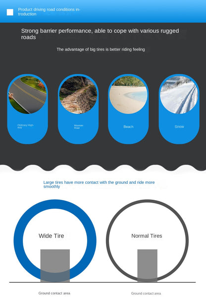 Off-road 20-inch Large Tire Mountain Climbing Electric Dual-use New Factory Production Electric Mountain Bike